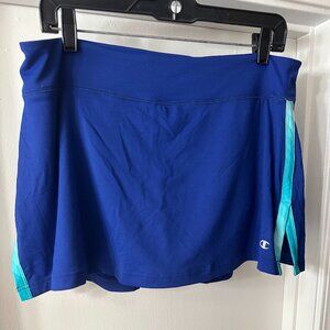 Champion Double Dry Royal Blue Tennis/Workout Skirt With Liner